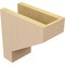 Ekena Millwork 5"W x 10"D x 10"H Classic Clemmons Rough Cedar Woodgrain TimberThane Corbel, Primed Tan CORUR05X10X10CLERCPR - alternate 4
